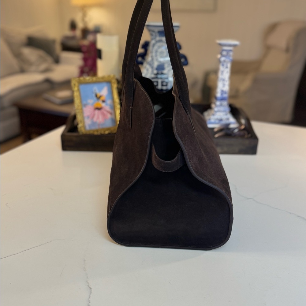 ๐ค MARGAUX STEVE MADDEN HEIDEE LEATHER BROWN SUEDE BAG! - Picture 7 of 14